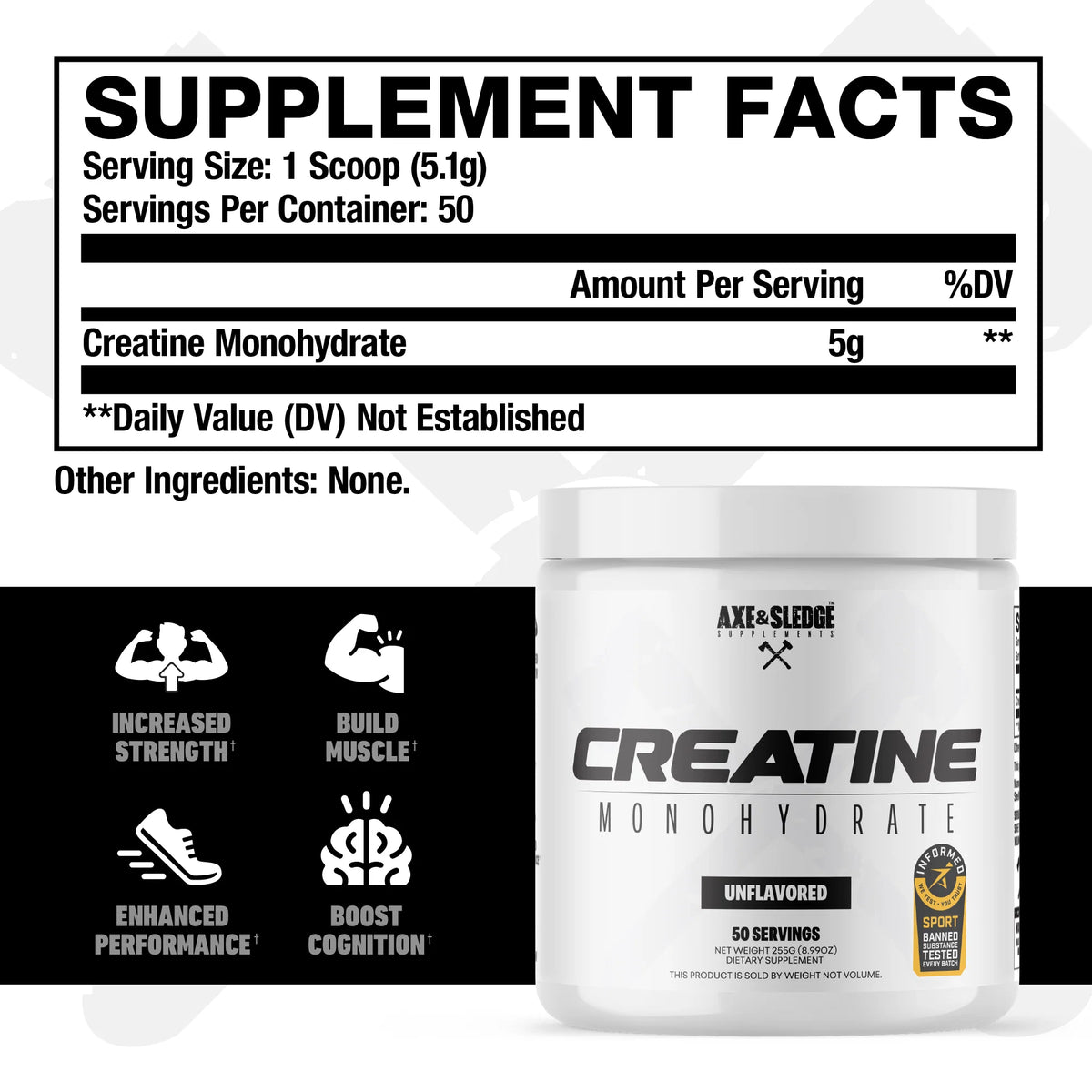 A&S Creatine Monohydrate