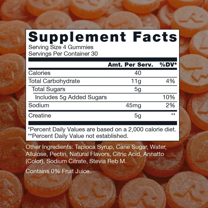 RAW CREATINE GUMMIES - BluRazz