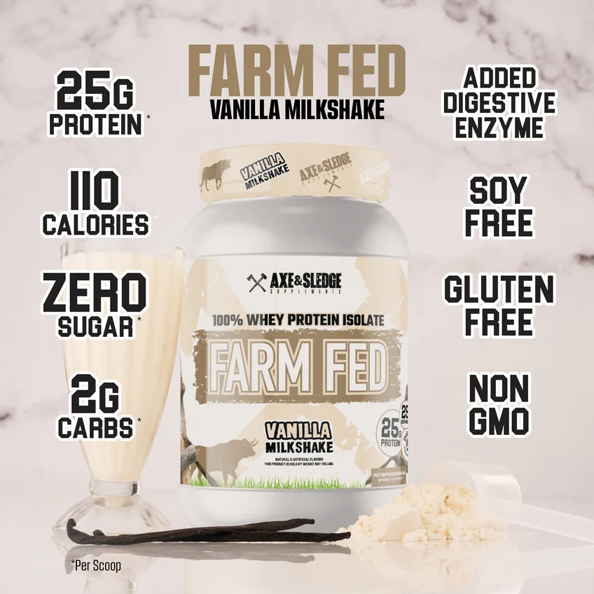 A&S FARM FED - Vanilla Milkshake