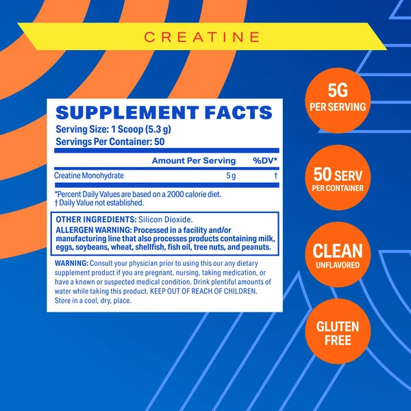 PODIUM CREATINE MONOHYDRATE - Unflavored