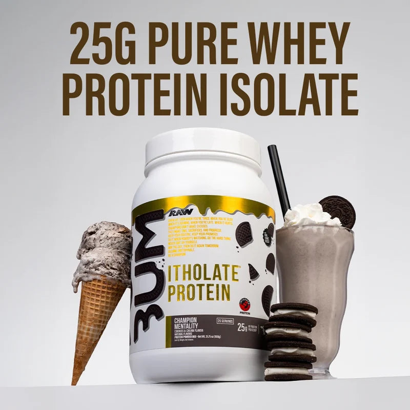 BUM ITHOLATE PROTEIN - (Cookies and Creme) Champion Mentality