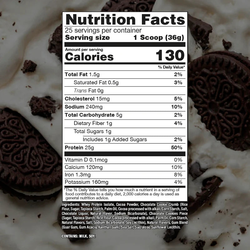 BUM ITHOLATE PROTEIN - (Cookies and Creme) Champion Mentality